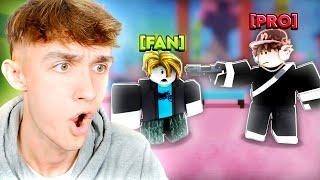 I Hired a PRO Player To 1v1 My Fans In Roblox Bedwars..