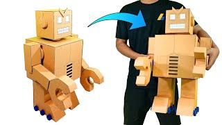 AMAZING Giant Big Robot, How To Make a Robot With Cardboard, DIY Robot, Cardboard Robot