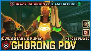 [ Ch0r0ng ] Crazy Raccoon vs Team Falcons | Playoffs | OWCS Korea Stage 2