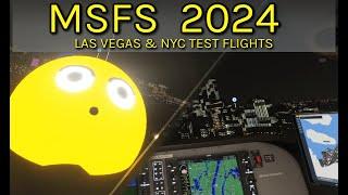 Microsoft Flight Simulator 2024 - New York City & Las Vegas PCVR Test Flights