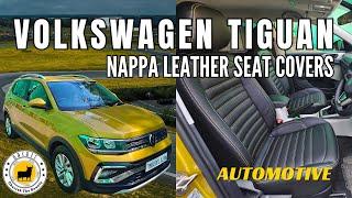 Volkswagen Tiguan Interior with Custom Seat Covers | Orchis Automotive Interior Specialist Mumbai