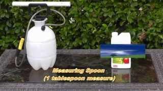 How to use Spinosad in a gallon tank sprayer to control pests