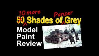 10 More Shades of Panzer Grey - Which Model Paint is the Most Accurate?