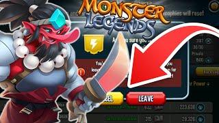 LEAVING TEAM SKYLINE? | THE END OF TEAM RACE - TETENGU MONSTER | LET'S TALK | MONSTER LEGENDS