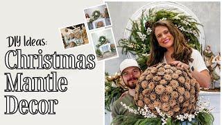 DIY Mantle Decor: Wreath, Garland, Vase Arrangements & Nativity Setup (2024)