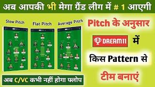 Dream11 में किस Pattern की टीम से (करोड़पति) बने | How to win grand league in dream11| Dream11 tips