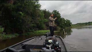 Mr  Bass of Arkansas at Lake Dardanelle   Frogging Clinic