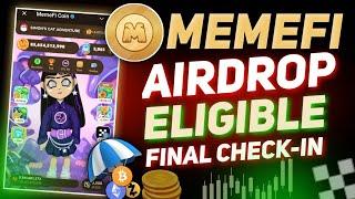 Memefi Airdrop Eligible Criteria চেক করে নিন || Memefi Airdrop Criteria | Memefi New Update