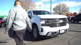 Chevy 2019 CoreWhiteSilverado DS Denver LenLyall ExteriorWalkthrough