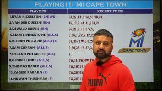 PC VS MICT Dream11 prediction Pretoria capitals vs mi cape town dream11 sa202024 match 26th mictvspc