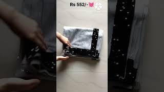 Meesho net sequins saree unboxing Rs 552/- link in the description#unboxing#meesho#review#meeshohaul