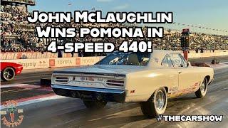 4-speed Johnny McLaughlin Wins 2024 Pomona In N Out Finals NHRA Stock Eliminator 1970 Roadrunner 440