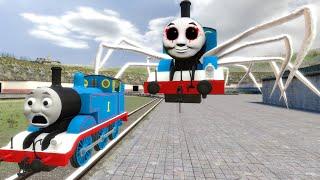 Building a Thomas Train Chased By New Cursed Thomas The Train and Friends in Garry's Mod