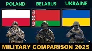 Poland vs Belarus vs Ukraine Military Power Comparison 2025 | Defense Tube