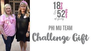 Hara Henshell and Kristin Tofanelli launch the Phi Mu Team Challenge