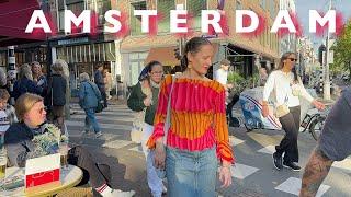 AMSTERDAM- Downtown & Central Beautiful Walking Tour | Walking in Amsterdam Is So Much Fun🩷