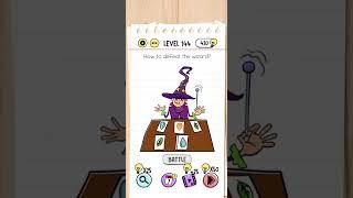 Brain Test Level 144 Answer - How to defeat the wizard