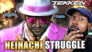 Struggling with HEIHACHI in Tekken 8 RANKED! Hardest Mishima!