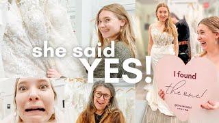 WEDDING DRESS SHOPPING VLOG