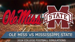 Ole Miss vs Mississippi State - NCAA Football 11/29 Full Highlights (College Football 25 Sim)