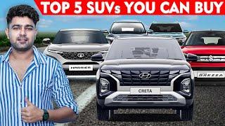 TOP RATED SUVs in India 2024!  Best Options to Consider