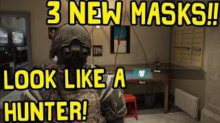 3 NEW HUNTER MASKS! HOW TO GET! - The Division 1.8  New Hunter Masks PvE/PvP