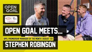 STEPHEN ROBINSON | Glen's Vodka SPFL MOTM Interview w/ St Mirren Gaffer