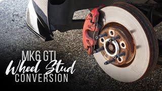 VW MK6 GTI Wheel Stud Conversion Kit Install - No More Wheel Bolts - Is it Worth it?