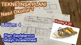 Tekne Planı Nasıl Okunur ? | Bölüm 4 : Final - Son Plan Sayfaları Hakkında - Kuzey 4.20