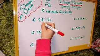 Dividing decimals