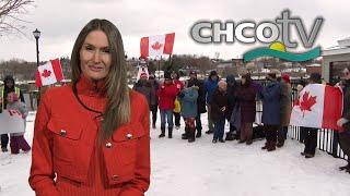 CHCO NewsBreak26 with Vicki Hogarth: Canadians & Americans Unite in Solidarity at St. Stephen Rally