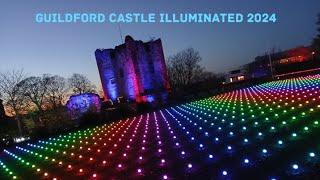 Guildford Castle illuminated Event 2024