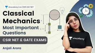 Most Expected Questions of Classical Mechanics | CSIR NET and GATE Exams | Anjali Arora