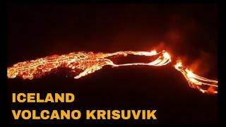 Iceland's Krisuvik Volcano ERUPTS!!  March 19, 2021