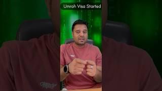 Umrah visa started | Umrah visa open | Umrah visa lasted update 2024 | #sabirtyagi