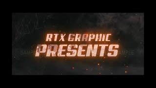 Cinematic Trailer Title Animation || Cinematic Titles Coming Soon Video || RTX GRAPHIC