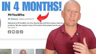 How I Became a Platinum Amazon Influencer in 4 Months – $100K Sales & My Exact Process!