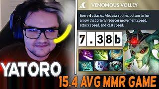 Yatoro - Medusa Sick Play Literally Destroys 15.4 AVG MMR GAME