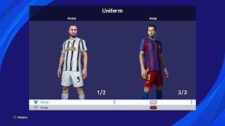 Juventus vs FC Barcelona | eFootball PES 2021 SEASON UPDATE Gameplay | Allianz Stadium