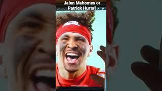 Jalen Hurts vs Patrick Mahomes face swap in #procreate #nfl #superbowl #superbowl57