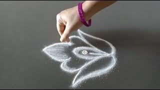 7 Days 7 Mini Rangoli Designs || rangoli || rangoli kolam || muggulu || freehand rangoli