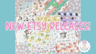 New Etsy Releases! Scratch Off Challenges, Digital Downloads, Spiral Books & Paperclips!