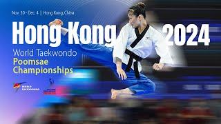 Day 1 Afternoon Court 4 | Hong Kong 2024 World Taekwondo Poomsae Championships