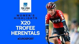 POWERFUL VICTORY!  | Women's X2O Trofee Herentals Race Highlights | 2024-25 Cyclocross Season