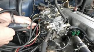  How to Adjust Aisin Carburetor - Throttle & Fuel Adjustment Locations - 22R - Toyota Pickup