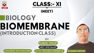 Biomembrane Class -11 |NEET| |Armaan Career Institute|