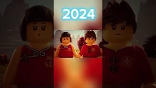 Kai and Nya’s flashbacks 2024 vs 2017 #ninjago #nostalgia #shorts