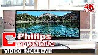 Philips BDM3490UC Video İnceleme - Kavisli Monitör