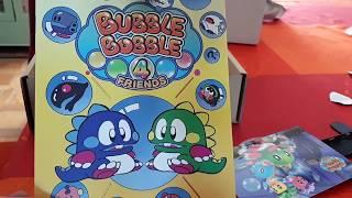 unprofessional unboxing of Bubble Bobble 4 Friends Collector's Edition