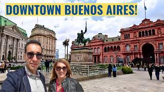 VISITING BEAUTIFUL DOWNTOWN BUENOS AIRES!